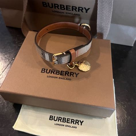 burberry dog bag holder|Burberry dog collars.